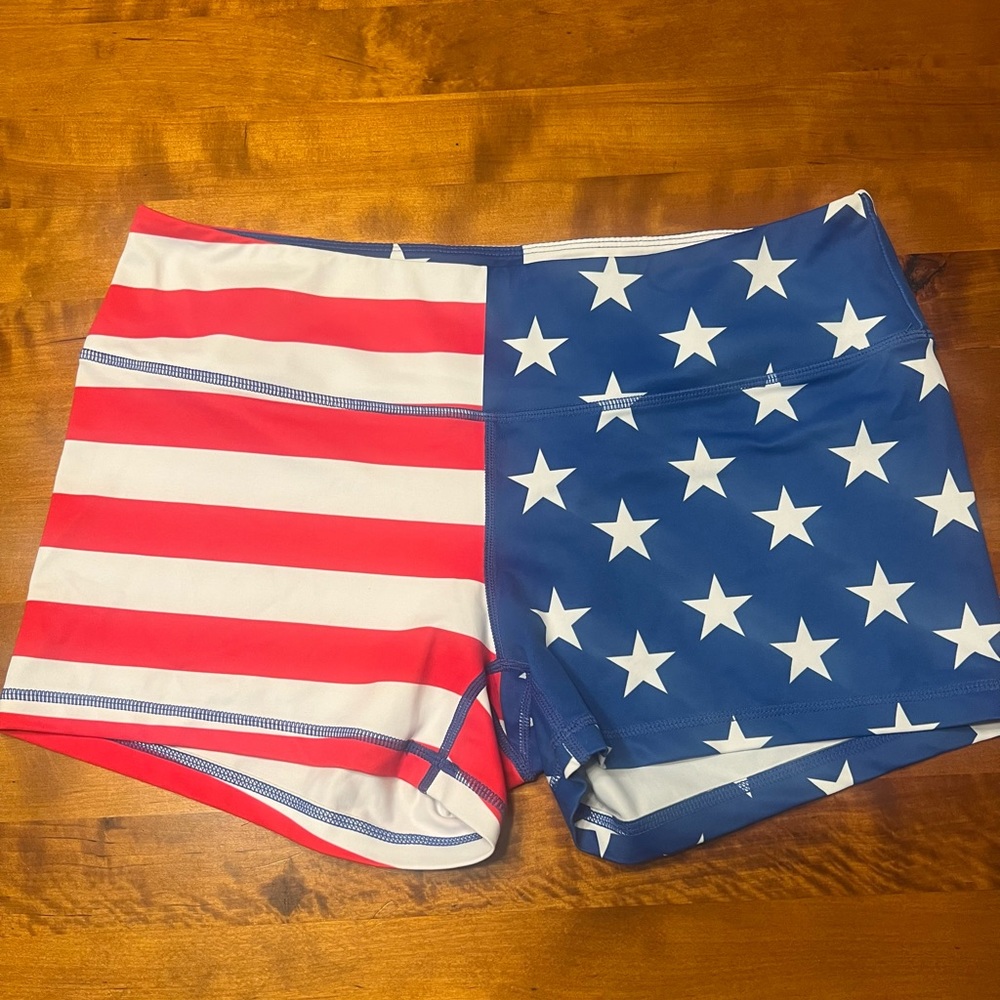 United Lifters American Flag Shorts